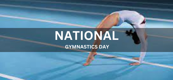 NATIONAL GYMNASTICS DAY [राष्ट्रीय जिम्नास्टिक दिवस]